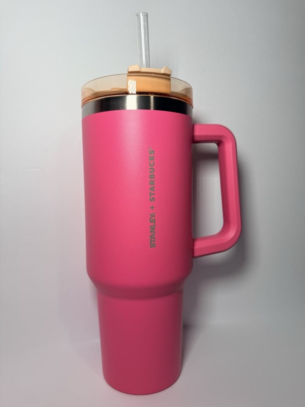 Stanley X Starbucks Philippines CARNATION PINK 40oz OG Quencher Tumbler NWT HTF